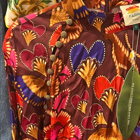 FARM Rio Multicolor Heart Print Dress - Picture 3 of 4